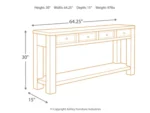 Gavelston 4 Drawers Sofa/Console Table - Image 4