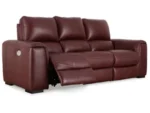 Alessandro Dual Power Leather Reclining Sofa - Image 14