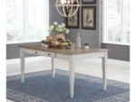 Skempton Storage Dining Table with 2 Side Drawers - Image 2