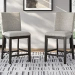 Neymorton Next-Gen Nuvella™ Performance Fabric Counter Height Bar Stool (Set of 2)