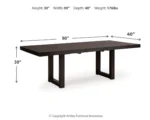Neymorton 72"-90" Extendable Dining Table - Image 7