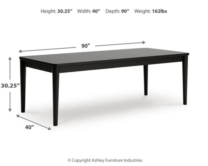 Portdown 72"-90" Extendable Dining Table - Image 8